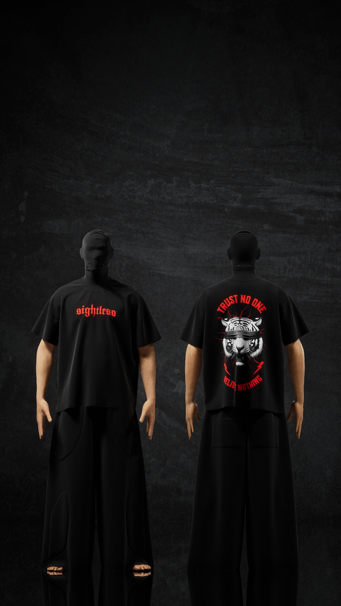 SIGHTLESS – Tiger TShirt (Relaxed Fit)