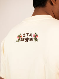 Floral Embroidered T‑Shirt