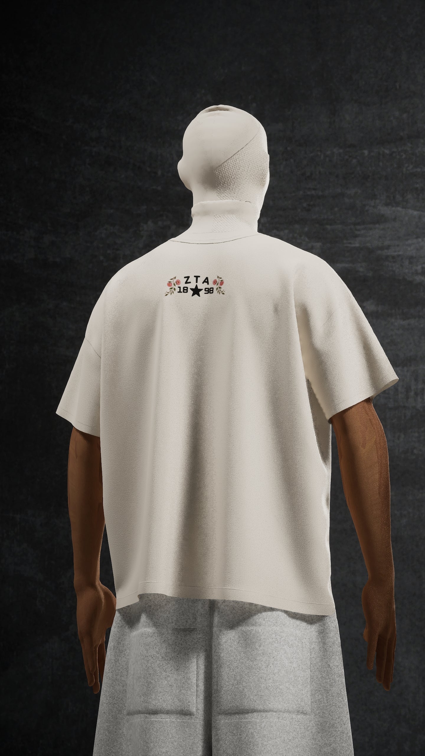 UNISOUL Floral Embroidered T‑Shirt (Relaxed Fit)