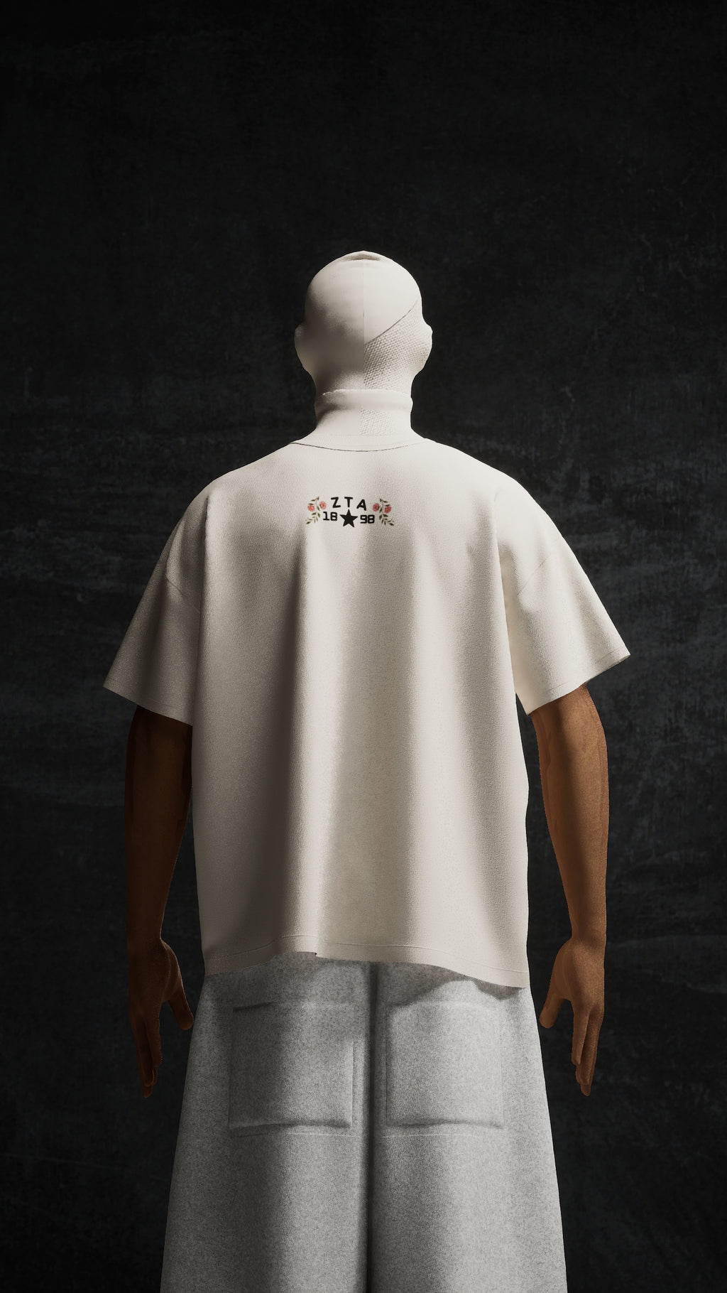 UNISOUL Floral Embroidered T‑Shirt (Relaxed Fit)