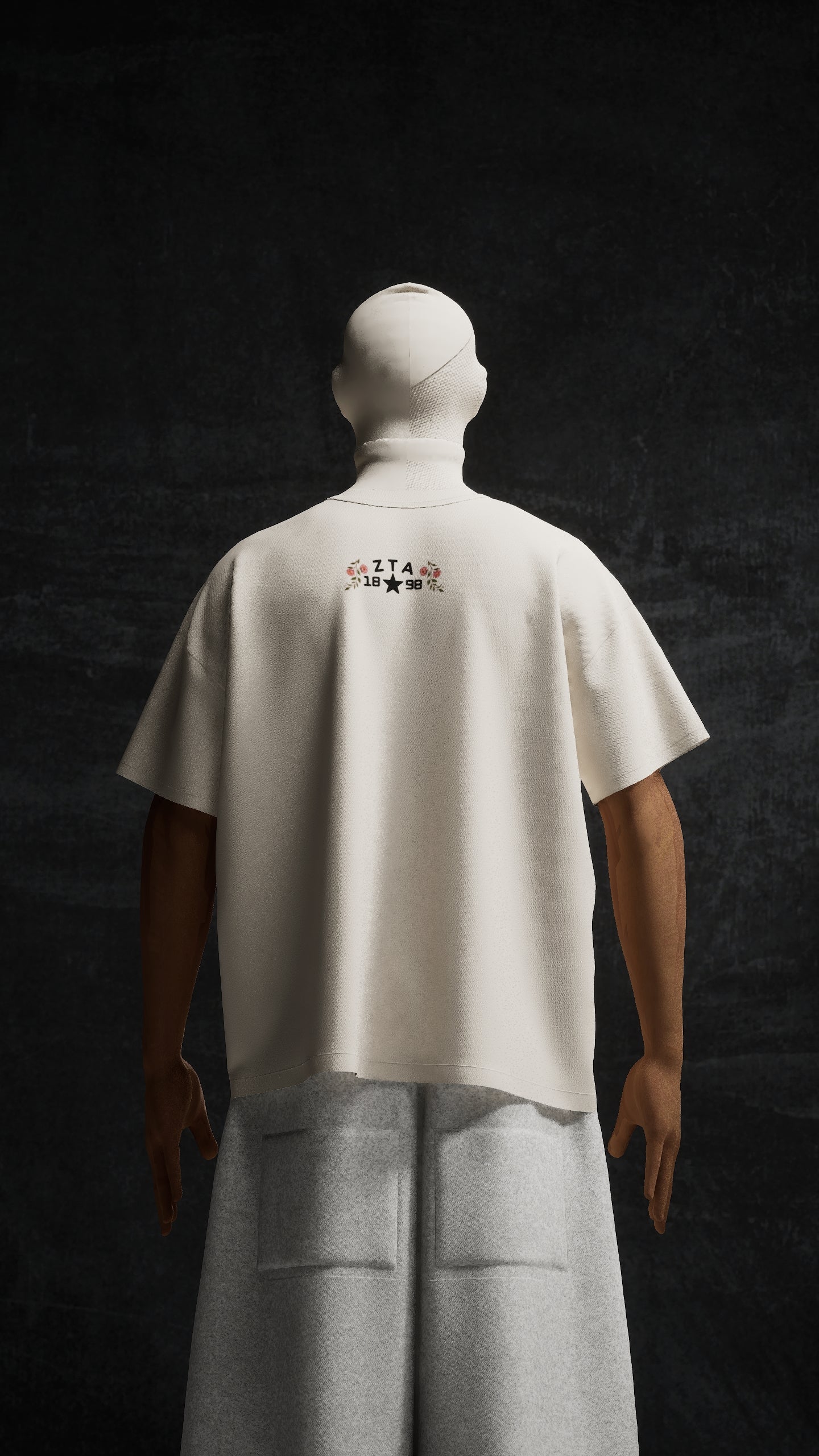 UNISOUL Floral Embroidered T‑Shirt (Relaxed Fit)