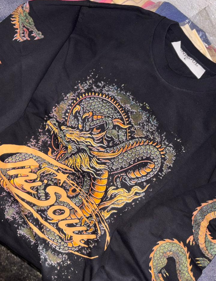 UNISOUL Dragon Full Sleeve T‑Shirt (Regular Fit)