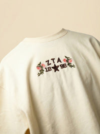 Floral Embroidered T‑Shirt