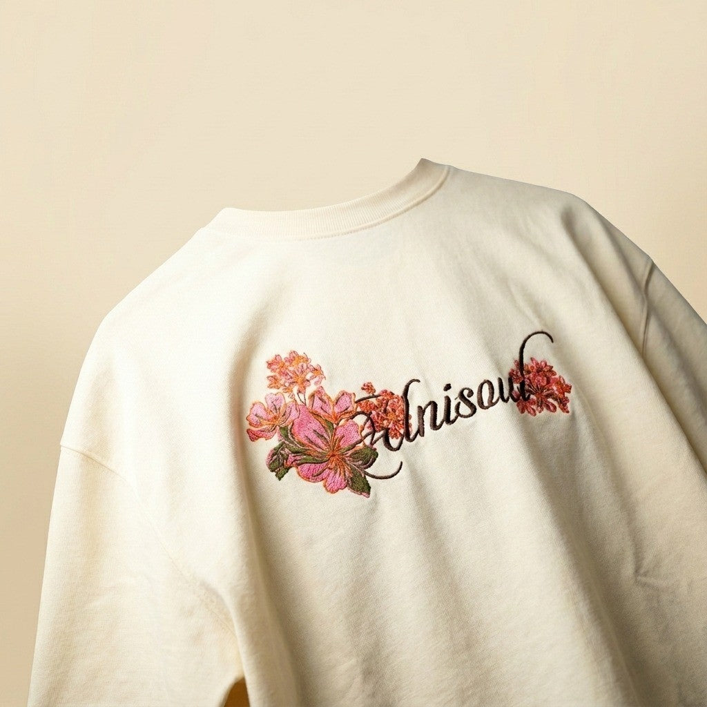 Floral Embroidered T‑Shirt